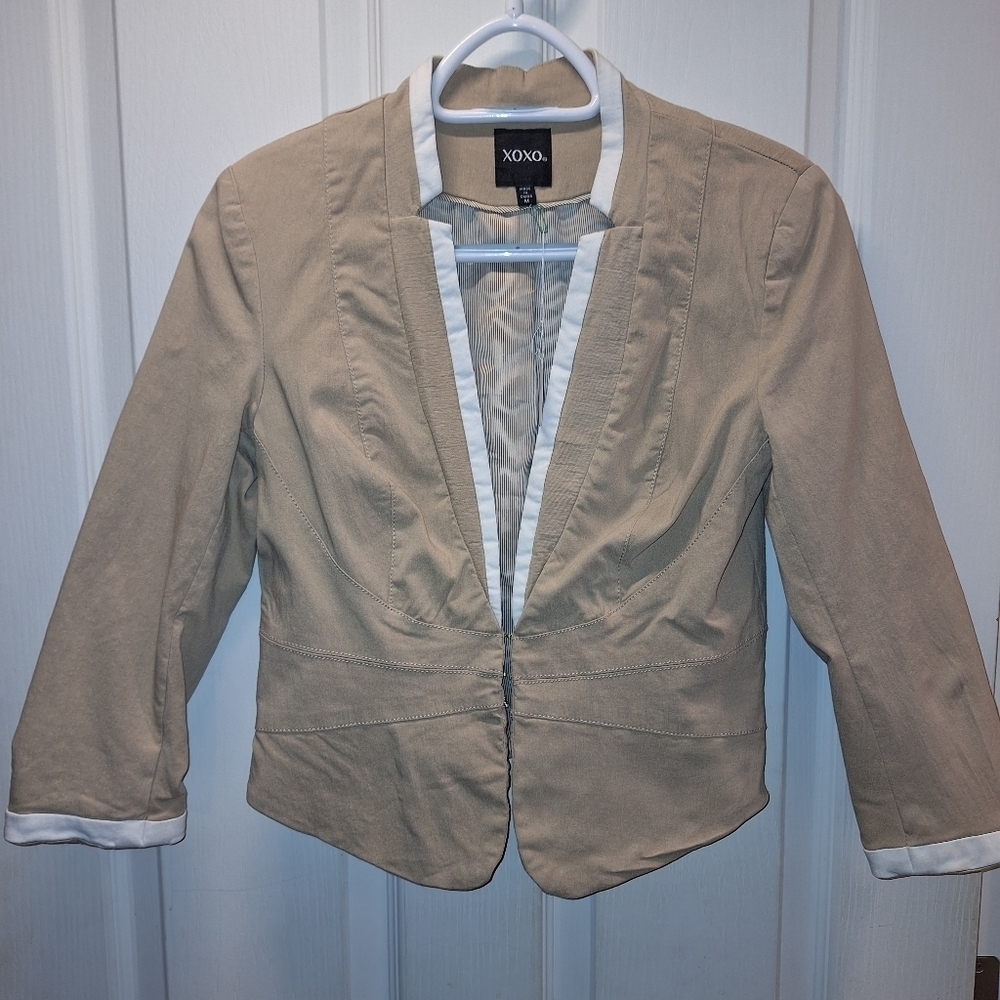 XOXO Tan Jacket Women's Medium